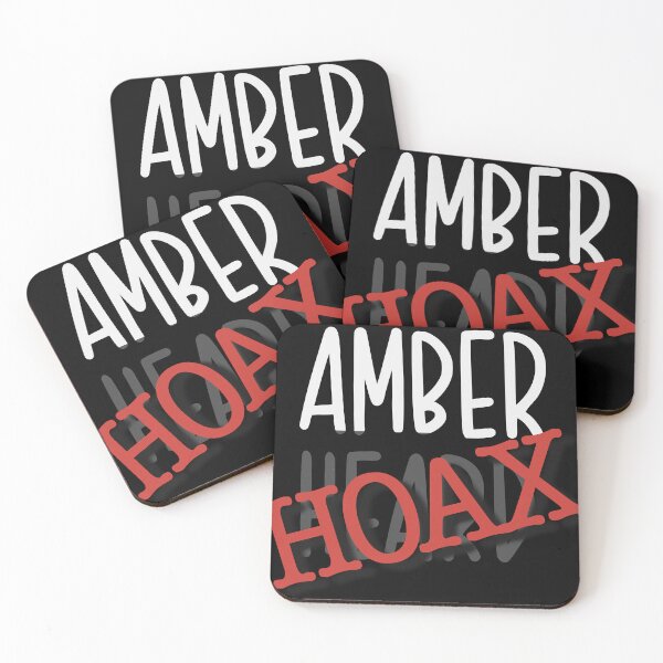 Item preview, Amber [Heard] Hoax funny meme shirt sticker phone case designed and sold by MunsyArt.