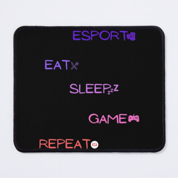 Item preview, Esport Eat Sleep Game Repeat Pullover Hoodie designed and sold by amberk1cira.