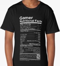 Gamer Nutritional Facts Long T-Shirt