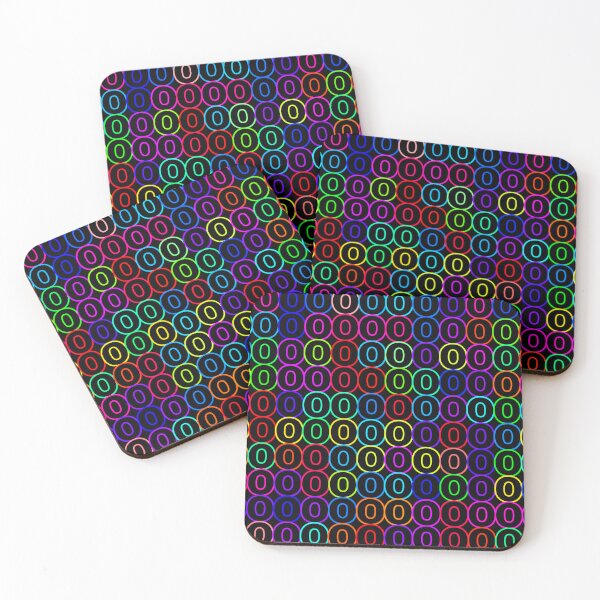 Item preview, Neon Zero Pattern designed and sold by risingrocket.