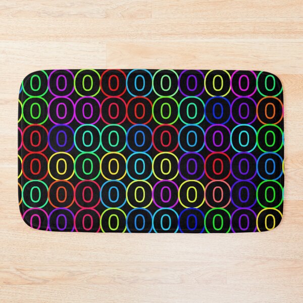 Item preview, Neon Zero Pattern designed and sold by risingrocket.