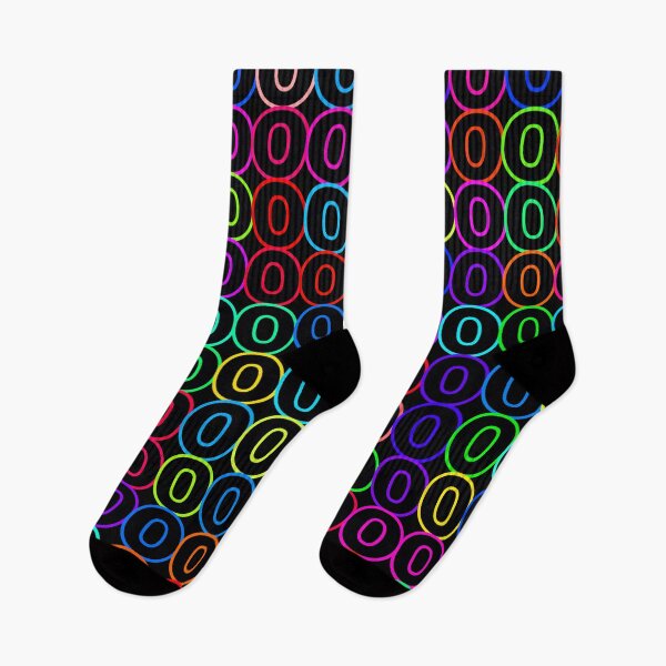 Item preview, Neon Zero Pattern designed and sold by risingrocket.