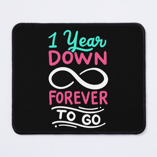 Item preview, 1st Wedding Anniversary - 1 Year Down Forever To Go designed and sold by haselshirt.