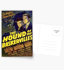 Sherlock Holmes Hound of the Baskervilles movie poster Postcards