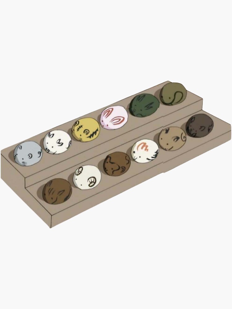 "Fruits Basket Zodiac Figures" Sticker by lindsay729 Redbubble