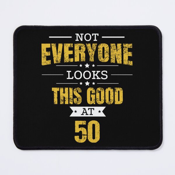 Item preview, 50th Birthday Gift Retro Fifty 50 Years Looks This Good Yellow designed and sold by haselshirt.