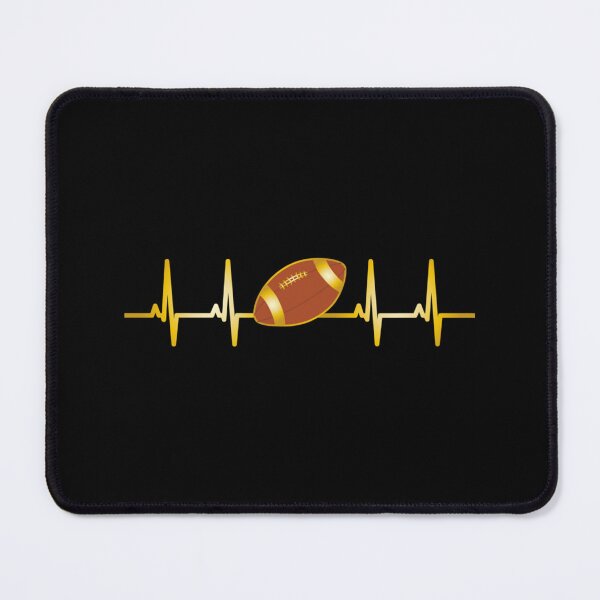 Item preview, Football Picture Ecg Heartbeat Heart Rate Gift Essential T-Shirt designed and sold by veronicaab.