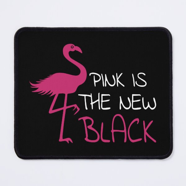 Item preview, Flamingo Shirt Pink Is The New Black Funny Gift Tee designed and sold by haselshirt.