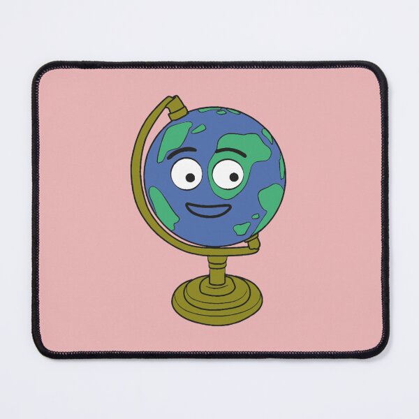 Item preview, DON'T HUG ME I'M SCARED Gilbert the Globe designed and sold by BlancheStitches.