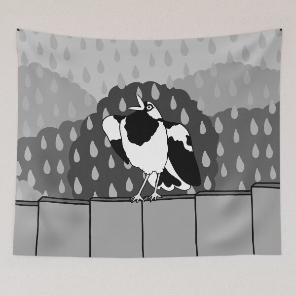 Item preview, Mr Peewee Purple Grey Rain Dance  designed and sold by Digitaldingo.