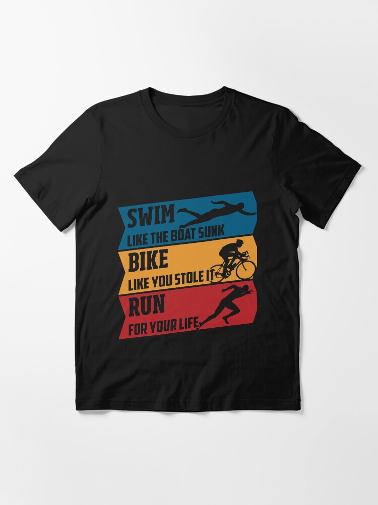 Alternate view of Swim - Run - Bike Essential T-Shirt