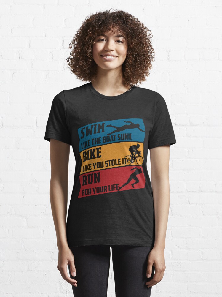 Alternate view of Swim - Run - Bike Essential T-Shirt