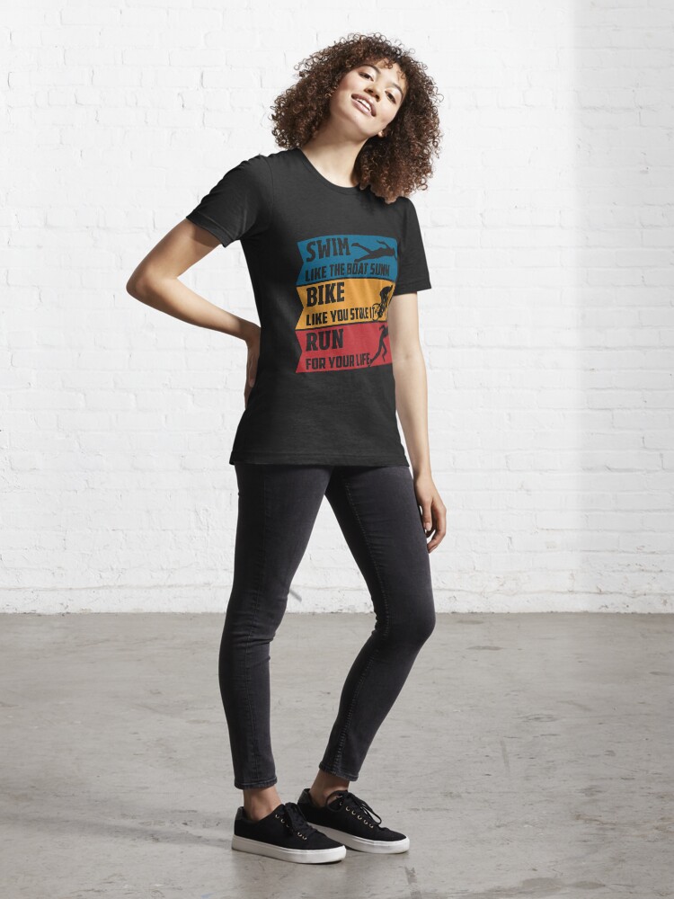 Alternate view of Swim - Run - Bike Essential T-Shirt