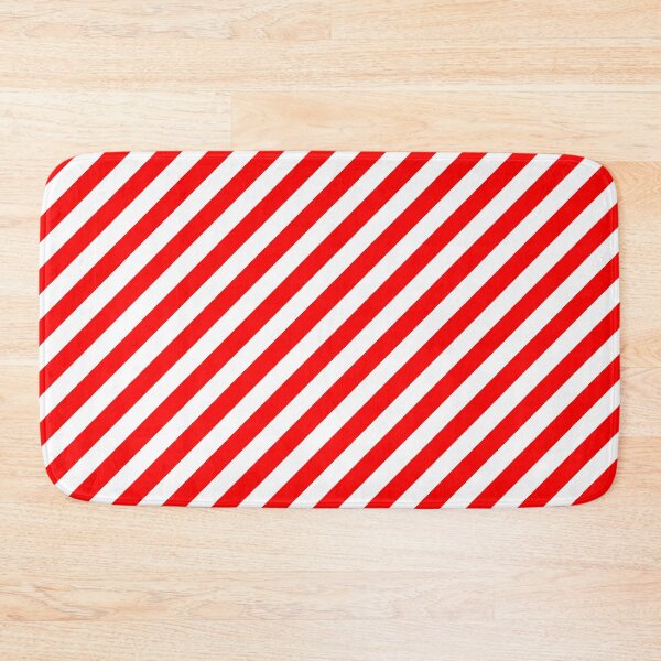 Item preview, Red and White Diagonal Stripes designed and sold by starrylite.