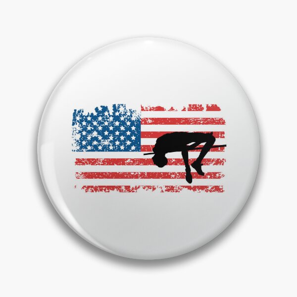 Item preview, High Jumping, American Flag, July 4th, High Jumper designed and sold by EstelleStar.