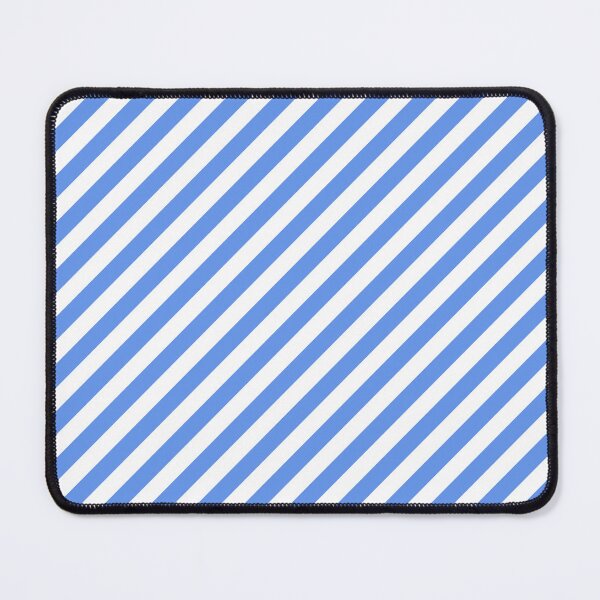 Item preview, Light Blue and White Diagonal Stripes designed and sold by starrylite.