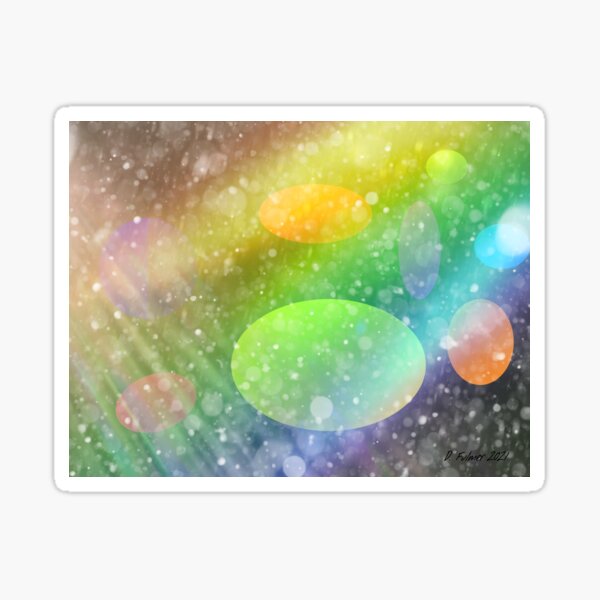 Meteor Shower Sticker