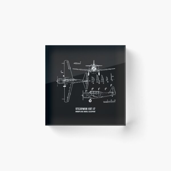 Item preview, Stearman XBT-17 Aircraft Model Blueprint designed and sold by PodiShawna.