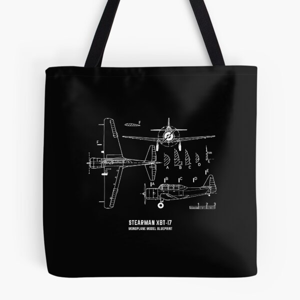 Item preview, Stearman XBT-17 Aircraft Model Blueprint designed and sold by PodiShawna.