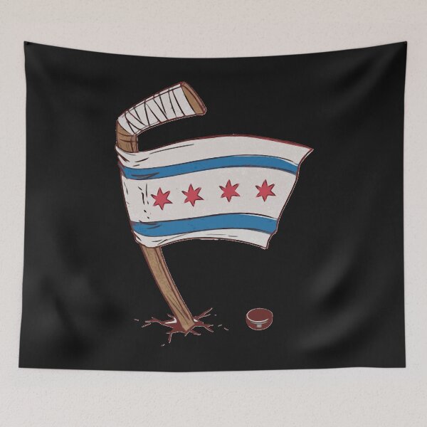 Item preview, Hockey-Chicago-Blackhawks-Chicago-Flag-Essential- designed and sold by CharlesLatham.