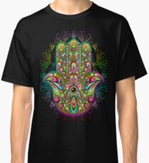 Hamsa Hand Psychedelic Amulet Classic T-Shirt