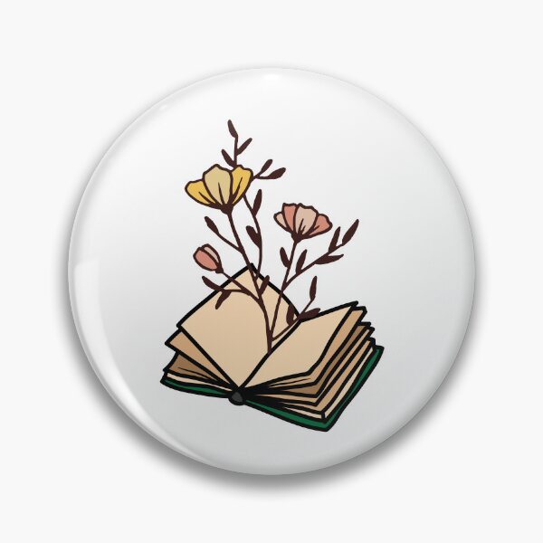 Item preview, Flowers growing from book vintage designed and sold by CherieTree.