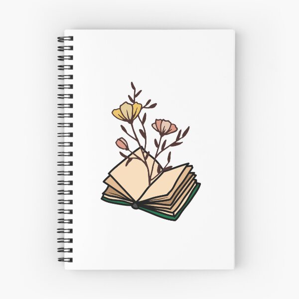 Item preview, Flowers growing from book vintage designed and sold by CherieTree.