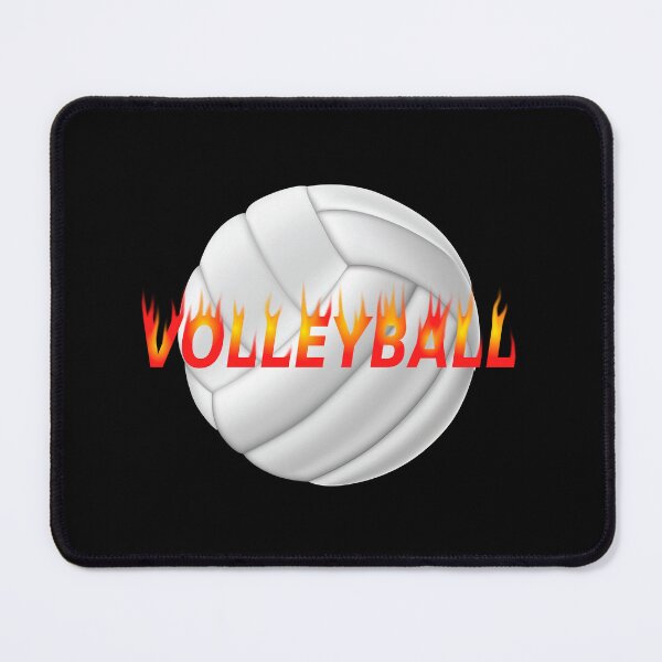 Item preview, Volleyball (fire text) designed and sold by Jeremy Crotty.