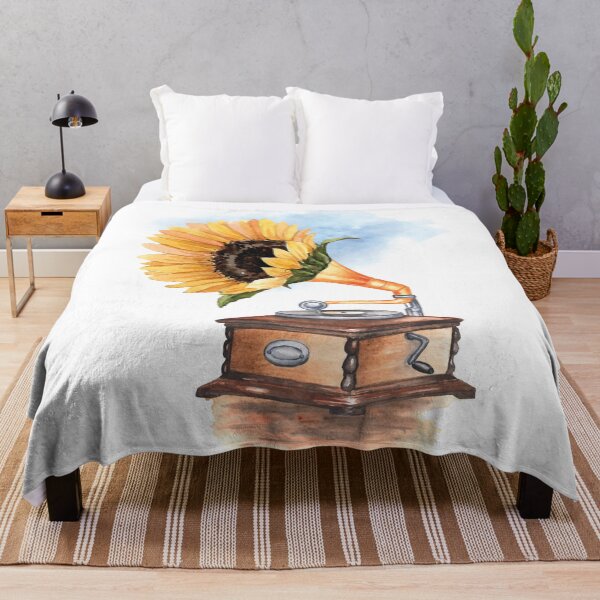 Item preview, Sunflower Gramophone designed and sold by chillaxcats.