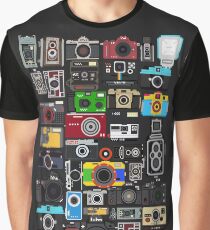 Pixelated Camerass Graphic T-Shirt