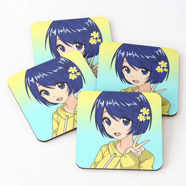 Item preview, Anime Girl! Pattern (on White) designed and sold by epinkb.