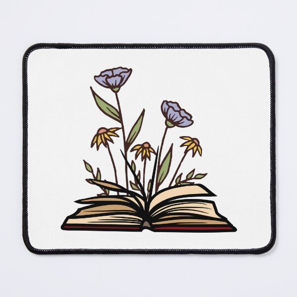 Item preview, Flowers growing from book, vintage style designed and sold by CherieTree.