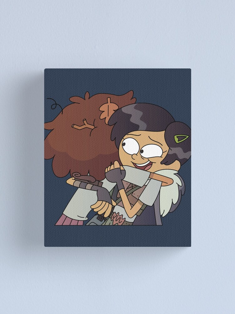 Marcy And Anne Amphibia Canvas Print For Sale By Modernmermistas Redbubble 