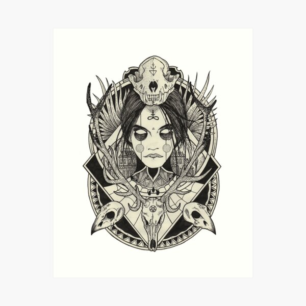 Witch. Art Print