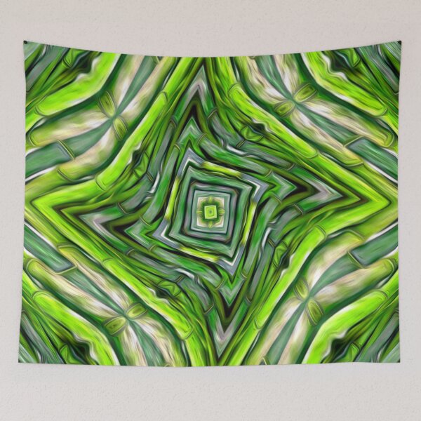 Item preview, Evergreen bamboo pattern designed and sold by Patternflower.