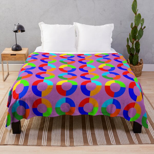 Item preview, colorful abstract geometric pattern designed and sold by pauloneill-art.