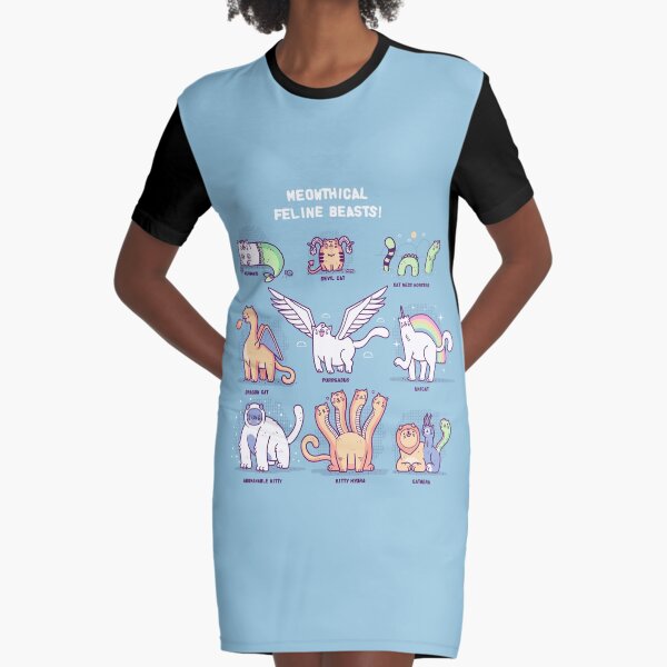 Meothical beasts Graphic T-Shirt Dress