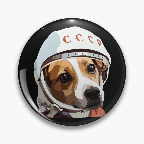 Item preview, My Laika astronaut drawing designed and sold by Blondiabshop.