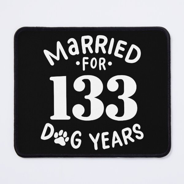 Item preview, 19th Wedding Anniversary, Married For 133 Dog Years designed and sold by haselshirt.