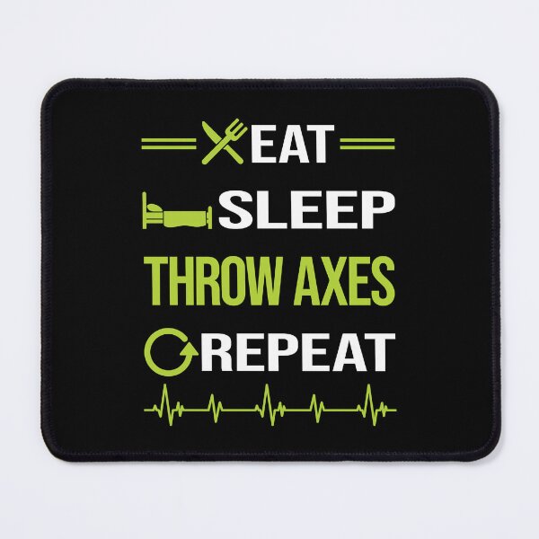 Item preview, Funny Eat Sleep Repeat Axe Throwing designed and sold by HappyTshirt1239.