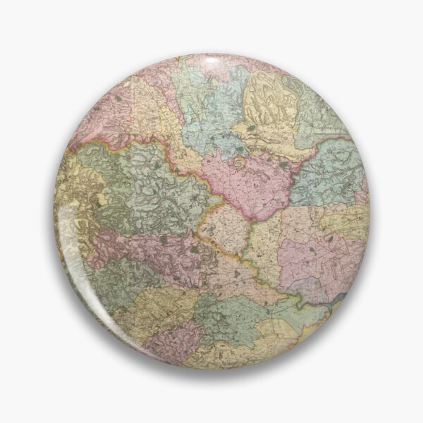 Item preview, Yorkshire: God`s own country. Vintage Map designed and sold by KALEIDOSCOPE UK.