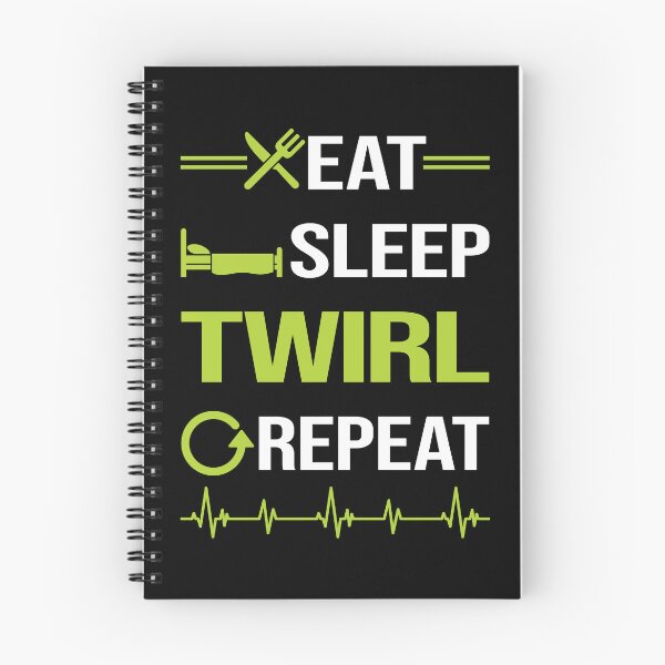 Item preview, Funny Eat Sleep Repeat Baton Twirling Twirl Twirler designed and sold by HappyTshirt1239.