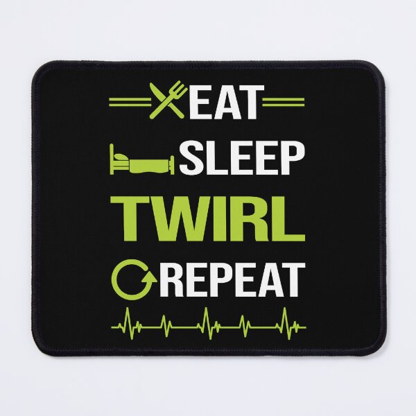 Item preview, Funny Eat Sleep Repeat Baton Twirling Twirl Twirler designed and sold by HappyTshirt1239.
