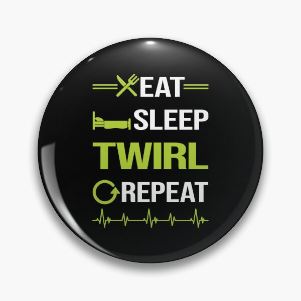 Item preview, Funny Eat Sleep Repeat Baton Twirling Twirl Twirler designed and sold by HappyTshirt1239.