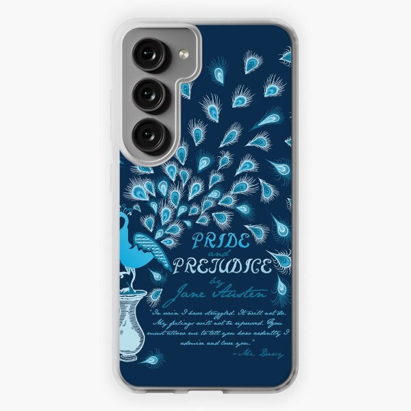 Jane Austen Vintage Book Club Mr. Darcy & Lizzy Fans Literary Pride and  Prejudice Gifts | Samsung Galaxy Phone Case