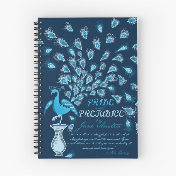 Aperçu de l'œuvre Paisley Peacock Orgueil et Préjugés: Classique créée et vendue par DoodleHeadDee.