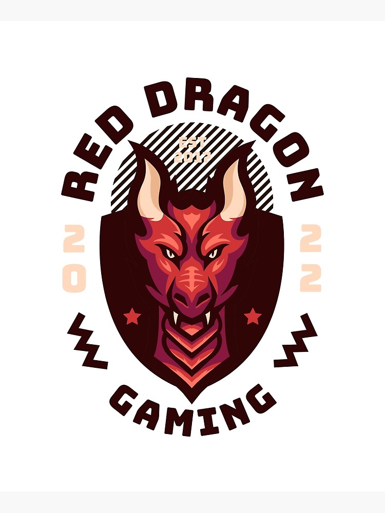 "Red Dragons" Poster for Sale by Xitful Redbubble