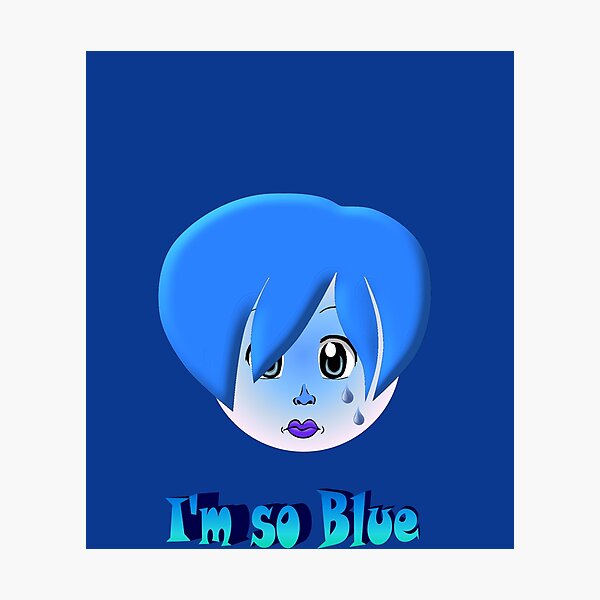 Artikelvorschau, Ich bin so blau entworfen und verkauft von Nicole’s Nifty Shop.