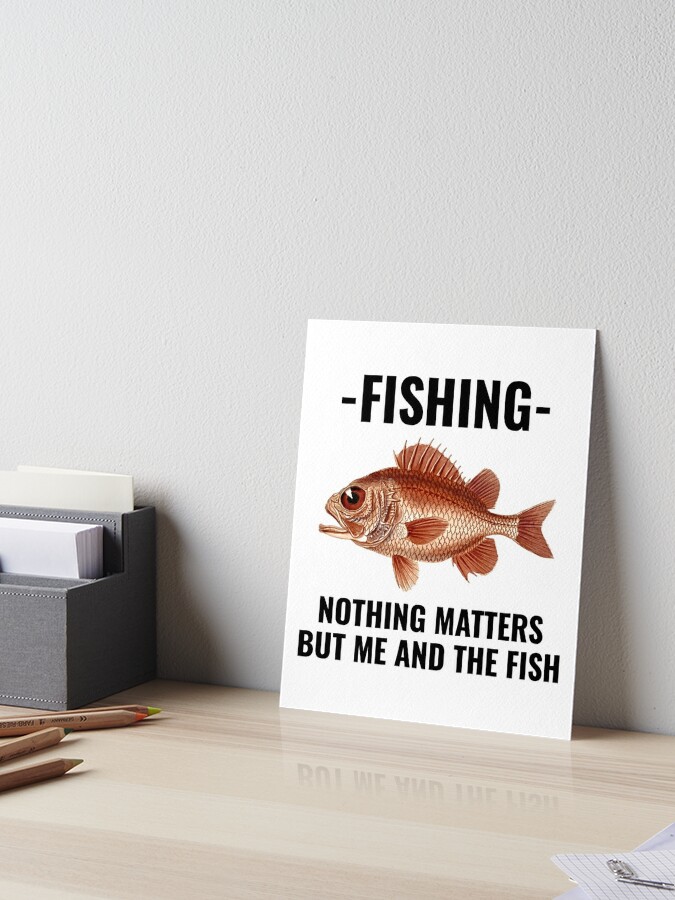 Fishing Dad Fish Outdoor Hobby Activity Funny | Poster