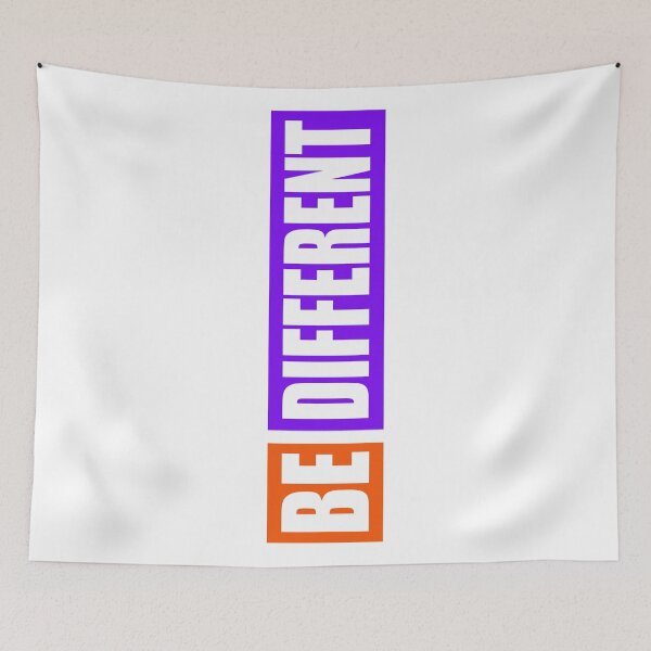 Item preview, Be Different (WW) side designed and sold by Vaccine159.